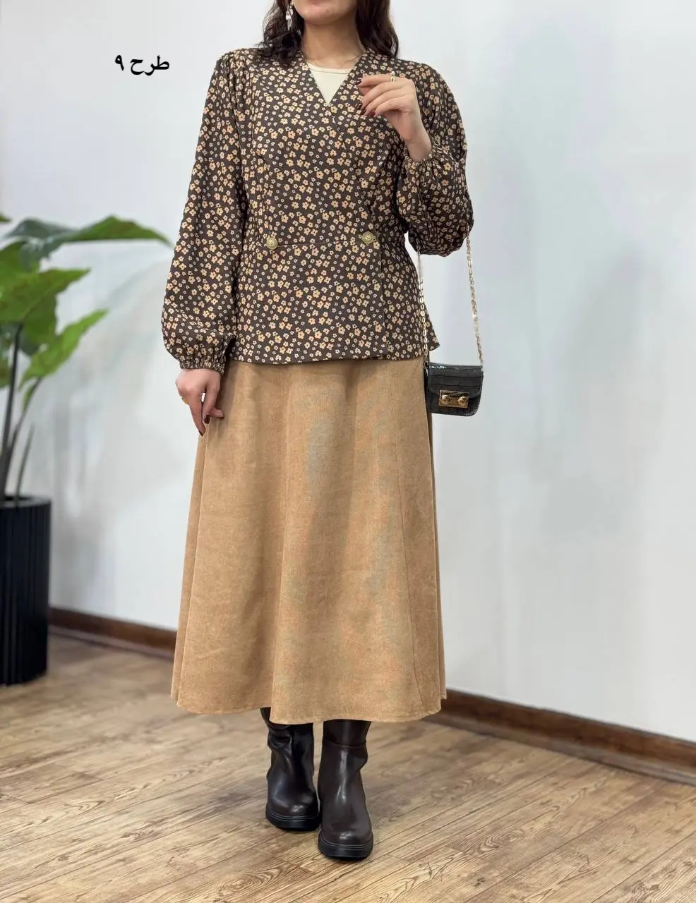 ست تونیک و دامن هانیل 4 کد 4228